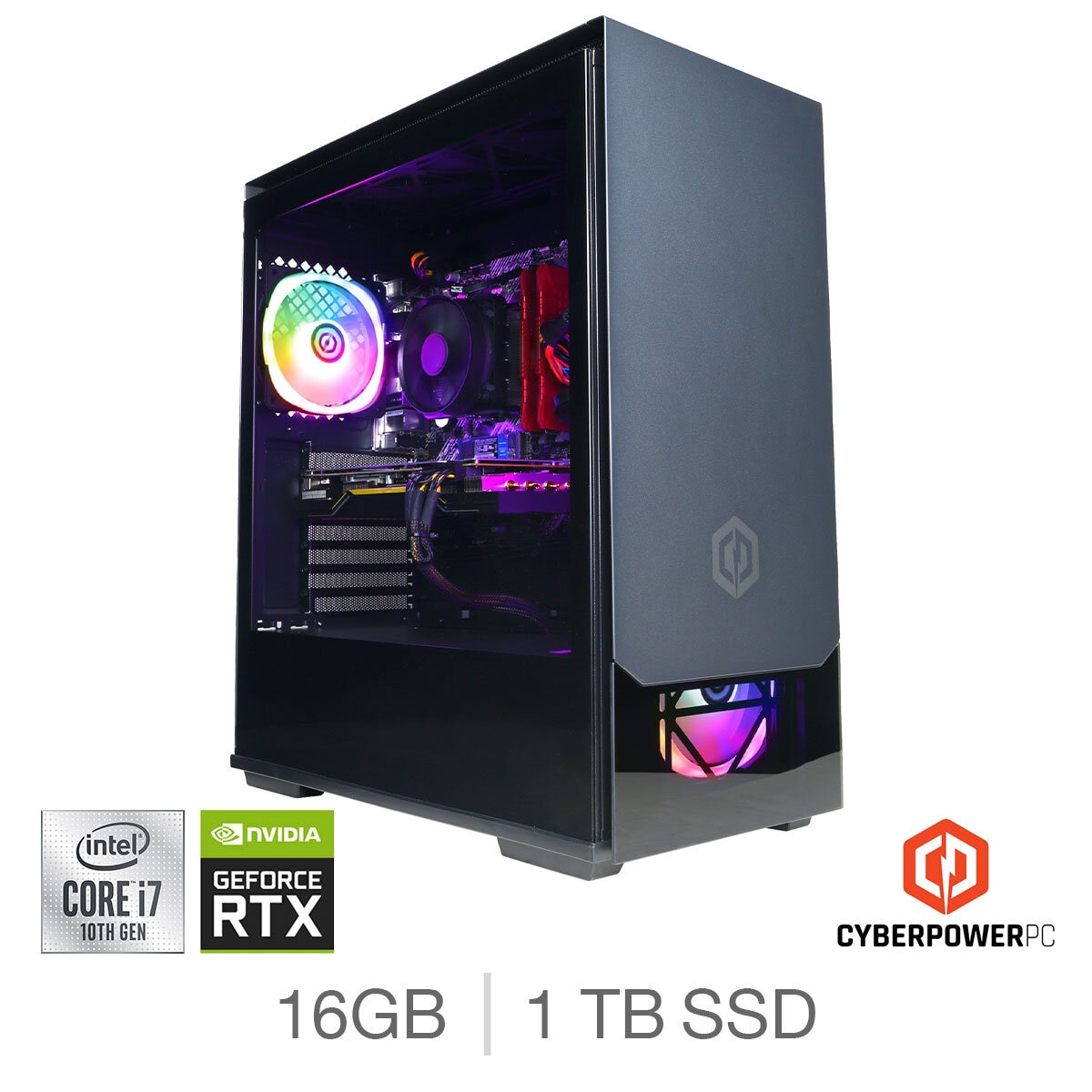 Cyberpower Intel Core I7 16gb Ram 1tb Ssd Nvidia Geforce Rtx 3060 Gaming Desktop Pc Costco Uk