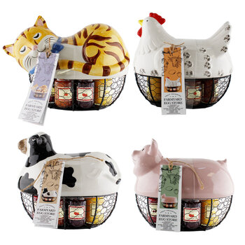 Farmyard Egg Store with Fruit Preserves in 4 Designs