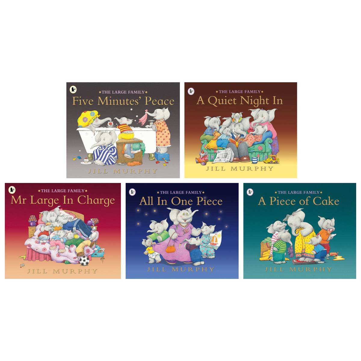 The Large Family: Five Minutes' Peace and Other Stories, 5 Book Collection (3+ Years)