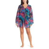 Rod Beattie Ladies Bleu Beach Cover Up Dress in Tropical, Large
