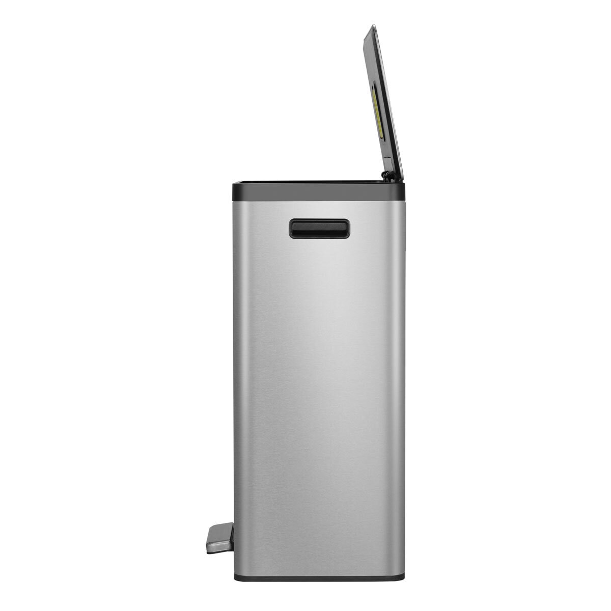 EKO Ecocasa II Recycling Bin 20L+20L in Brushed Steel