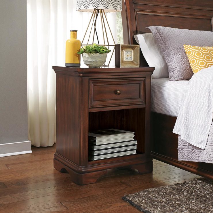 Universal Broadmoore Crosby Nightstand with Storage Drawer Costco UK