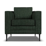 Aspen Velvet Armchair, Green