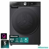 Hisense WF5S1045BB, 10.5kg 1400rpm Washing Machine, A Rated in Black Hisense WF5S1045BB, 10.5kg 1400rpm Washing Machine, A Rated in Black