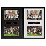 Morgan Rogers Signed Aston Villa Europe League Plaque Iconic Frame in 2 Options: White or Black