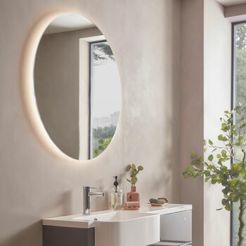 Tavistock Scene Illuminated Round Mirror 800mm