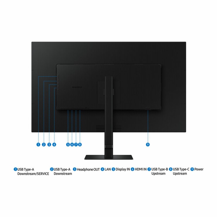 Samsung S80UD 37 Inch 4k UHD, 60Hz, VA, LCD, Monitor,  LS37D800UAUXXU