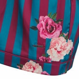 Ted Baker Ladies Satin 2 Piece PJ Set in Burgundy & Dark Blue