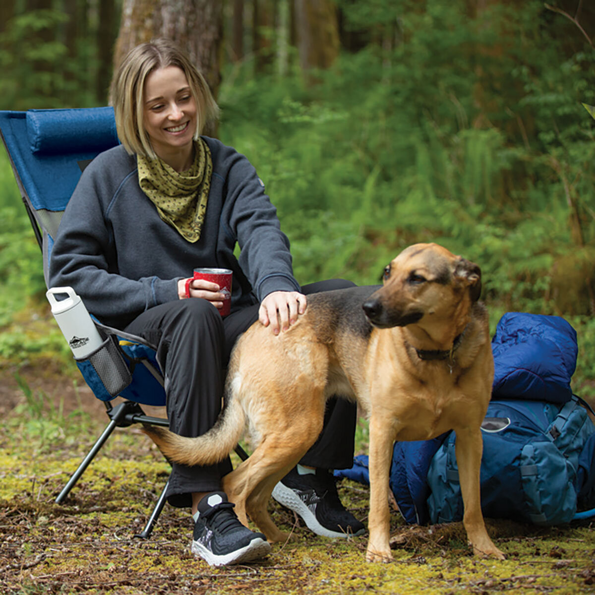 Cascade Mountain Tech Ultralight Highback Chair