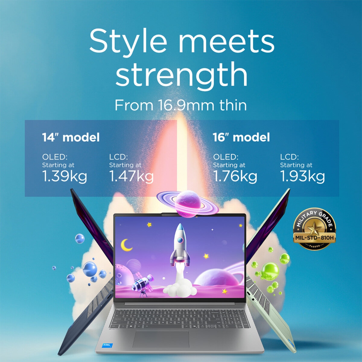 Lenovo IdeaPad Slim 5, Intel Core i7, 16GB RAM, 512GB SSD, 14 Inch Laptop, 83HR00BGUK