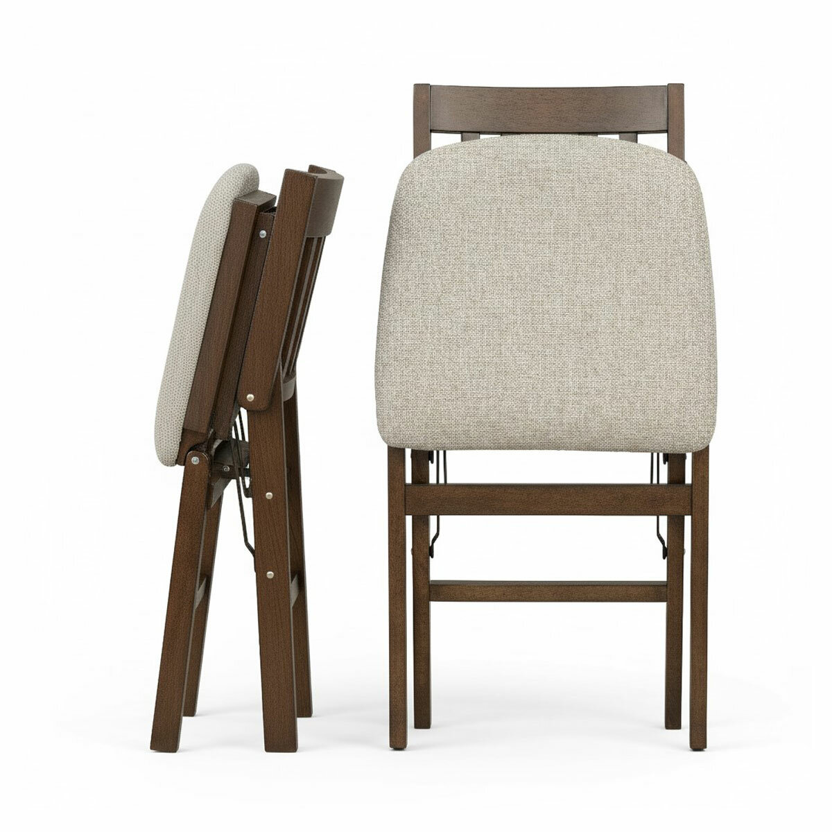 Stakmore Hardwood Upholstered Folding Chair