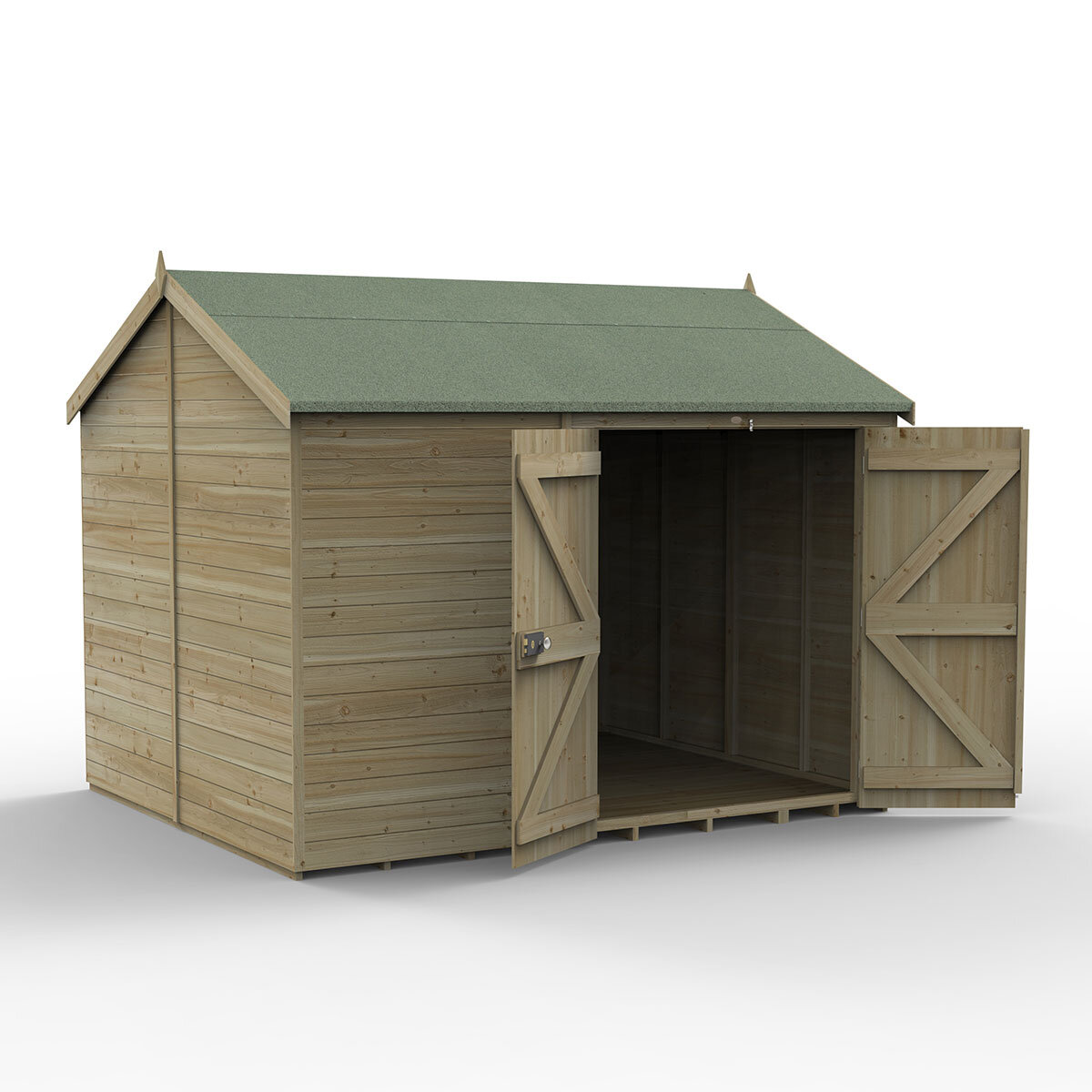Forest Garden Timberdale 10ft x 8ft 3" (3 x 2.5m) Tongue & Groove Wooden Storage Shed