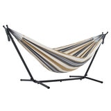Vivere Cotton Hammock with Steel Frame and Premium Carry Bag (9 ft)