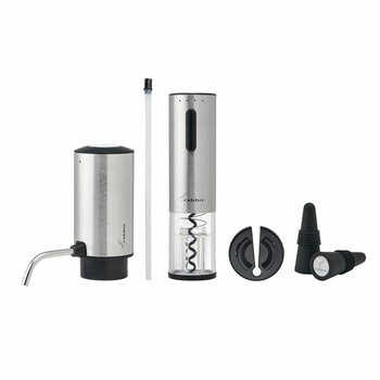 Rabbit 5 Piece Electric Wine Aerator & Corkscrew Set