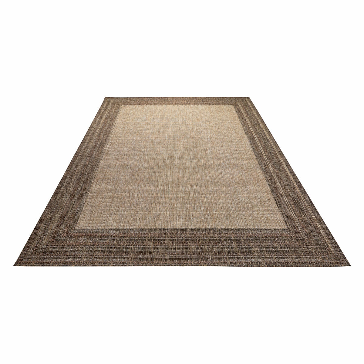 Concept Looms Sumac Beige Brown Indoor Outdoor Rug, in 3 Sizes