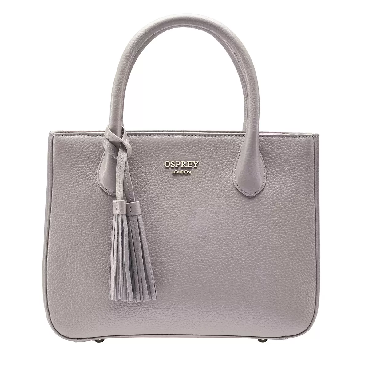 Osprey London Coast Leather Women's Grab Handbag, Taupe