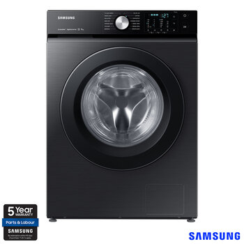 Samsung Bespoke AI™ Series 5+ WW11BBA046ABEU, 11kg, 1400rpm, Washing Machine, A Rated in Black