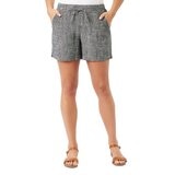 Briggs Ladies Linen Short in Black