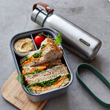 Black + Blum Stainless Steel Lunch Box & Large Insulated Water Bottle Set
