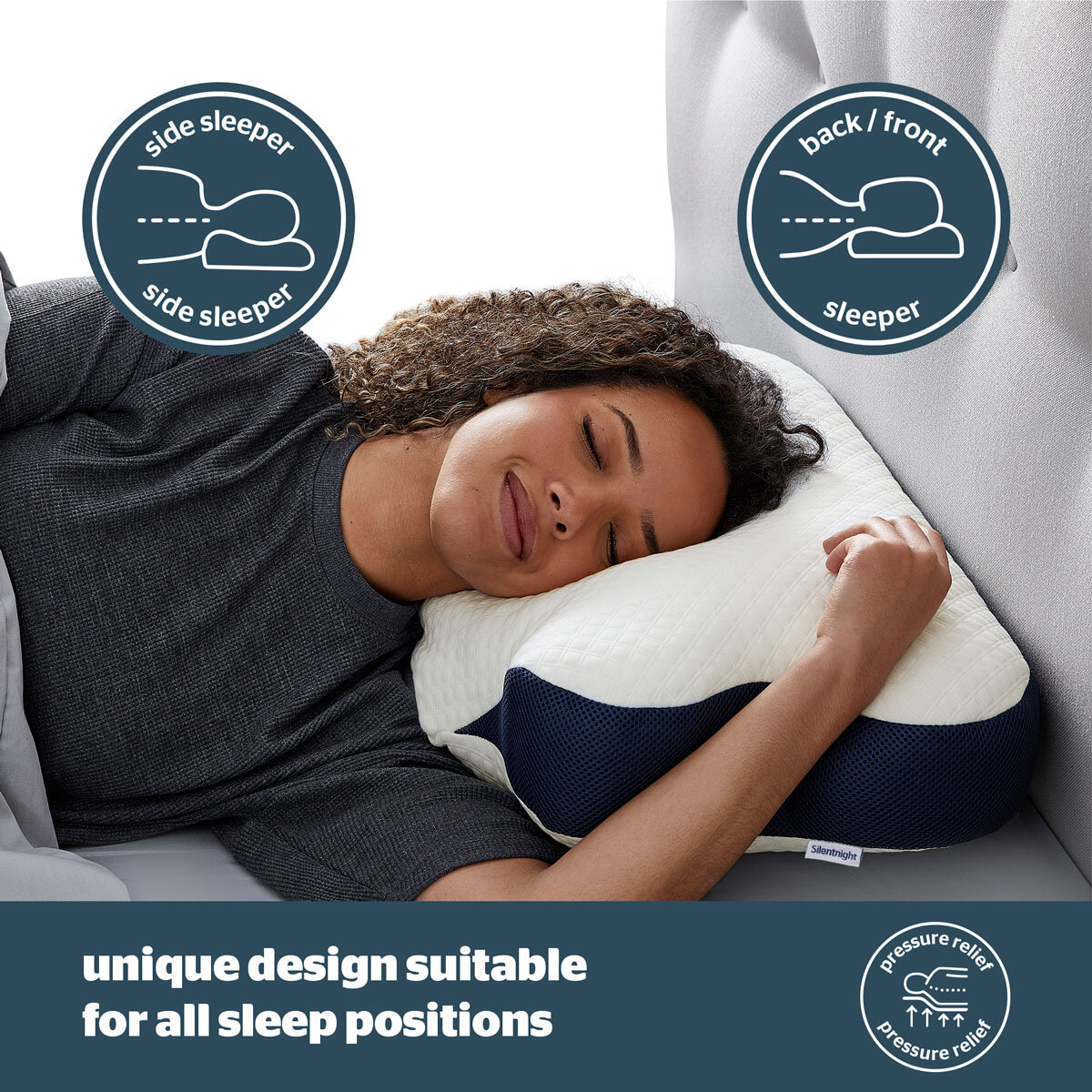 Silentnight Sleep Therapy Neck Care Butterfly Pillow