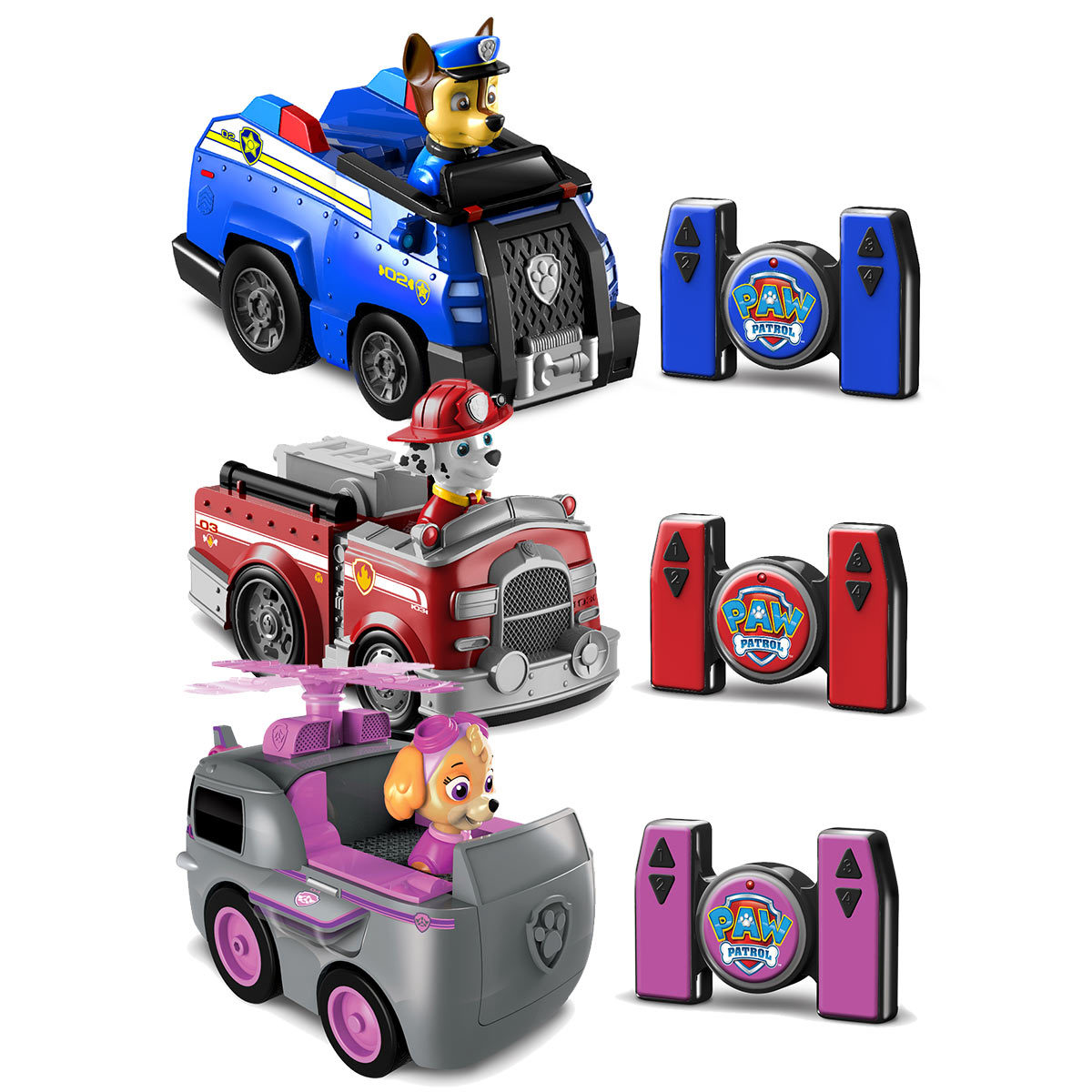 Paw Patrol Rescue Racers Remote Control Car in 3 styles  (3+ Years) 