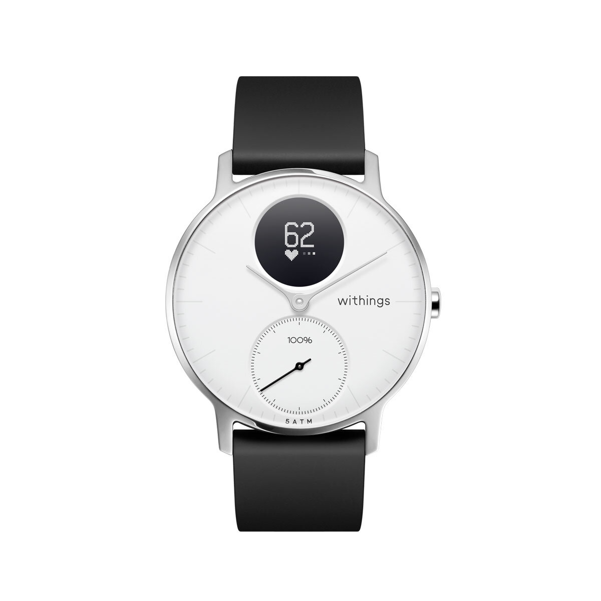 Front image of Withings Steel HR 36mm in White