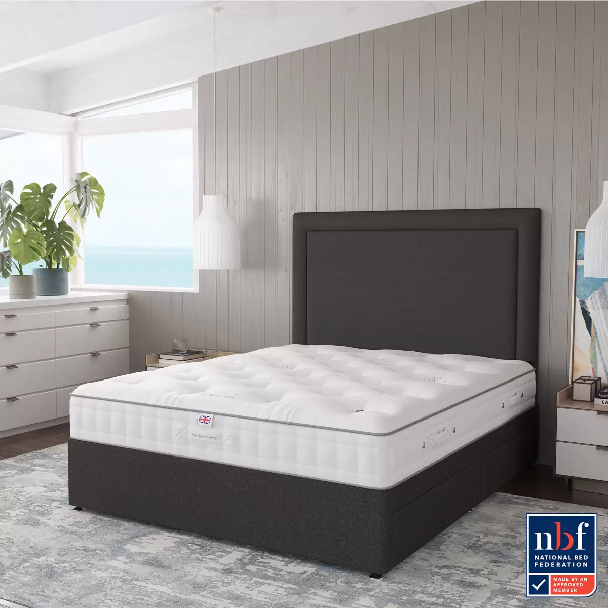 Colchón de bolsillo Millbrook Beds Natural 5000 en 4 tamaños - Imagen 10 de 25