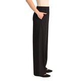 Matty M Women's Pinstripe Pant in Black