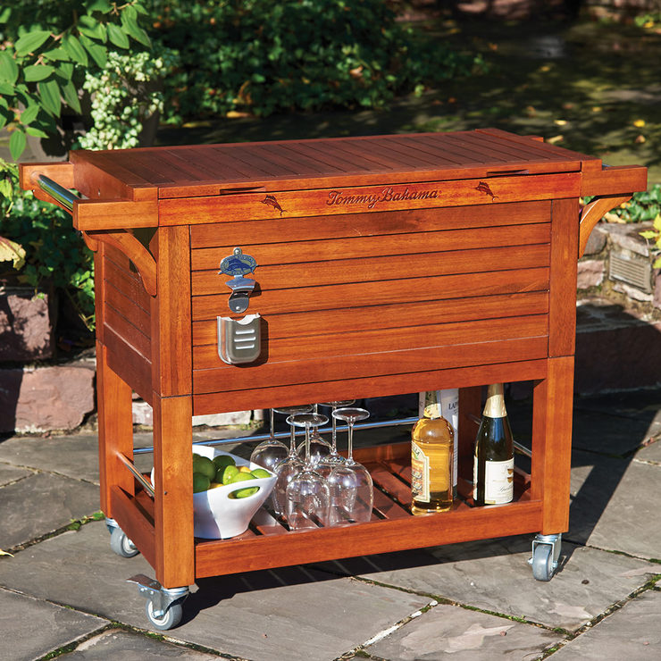 Tommy Bahama Rolling Wood Cooler 100QT Costco UK