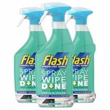 Flash Spray Wipe Done in Apple Blossom, 3 x 800ml Flash Spray Wipe Done in Apple Blossom, 3 x 800ml