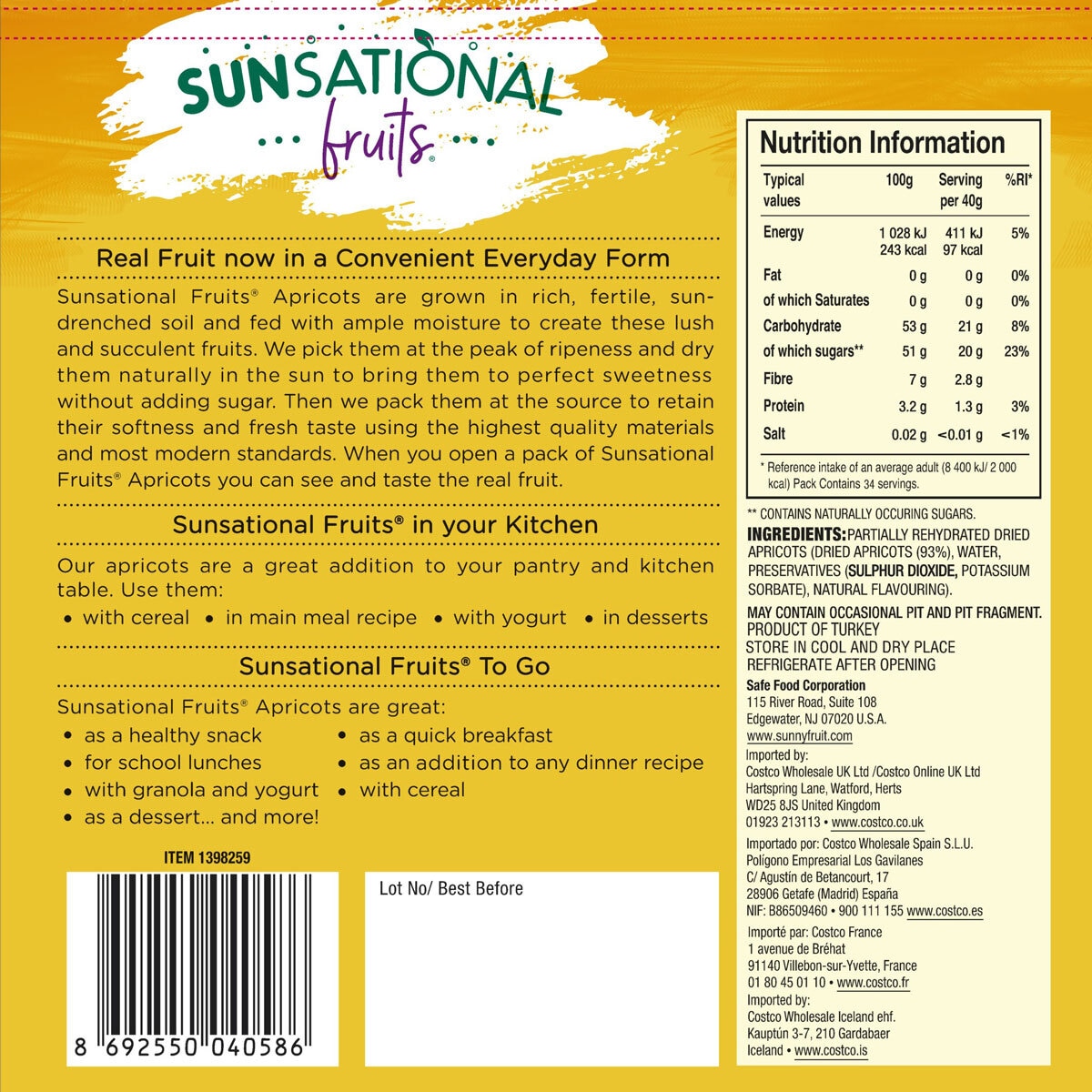 Nutritional Information