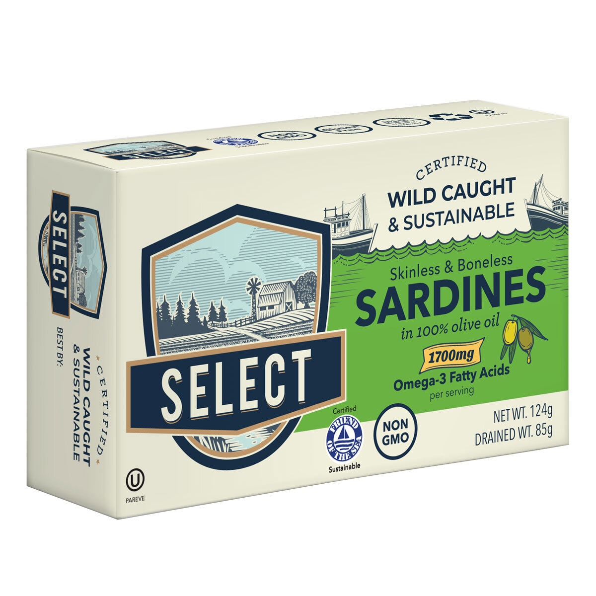 Select Sardines in Olive Oil, 125g