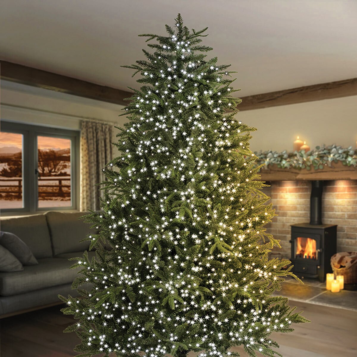 Premier 1500 LED TreeBrights String Lights with Timer