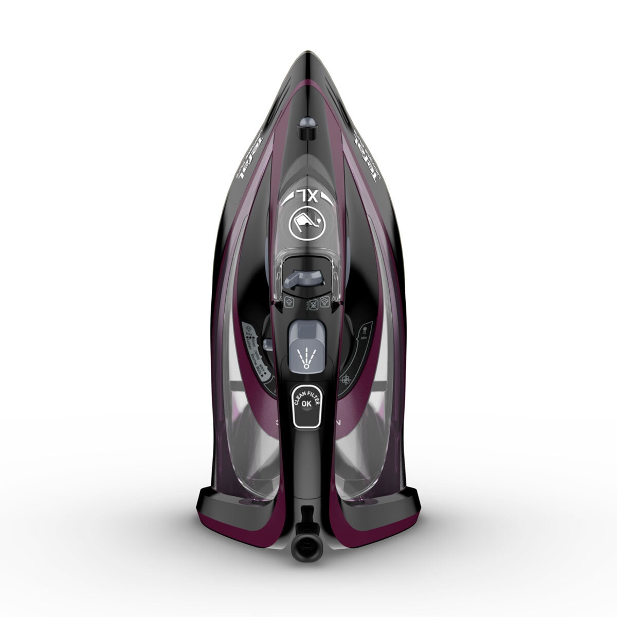 Front profile TEFAL ULTIMATE PURE STEAM IRON FV9830G0