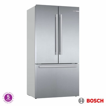 Bosch KFF96PIEP Multi Door Fridge Freezer, E Rated in Silver