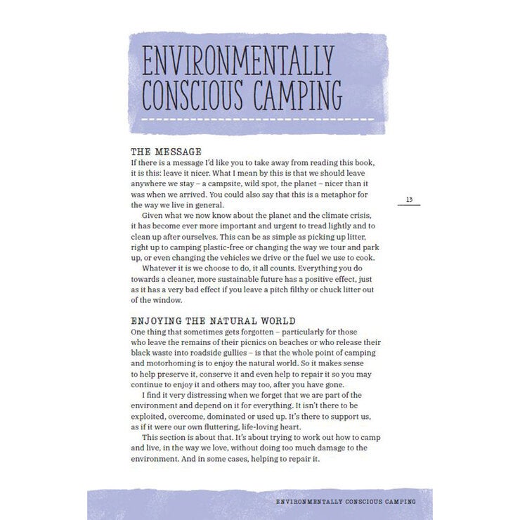 Environmentally Camping