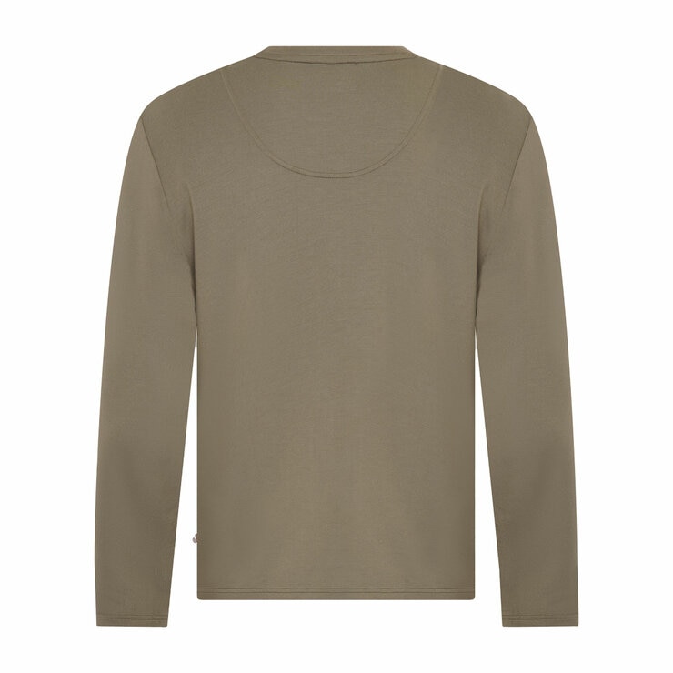Ted Baker Mens Long Sleeve Lounge Set in Olive & Black