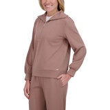 DKNY Ladies Waffle Knit 1/2 Zip