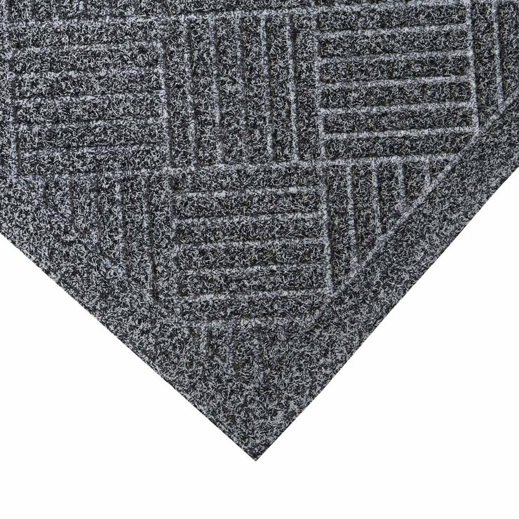 Close up image of mat corner on white background Close up image of mat corner on white background