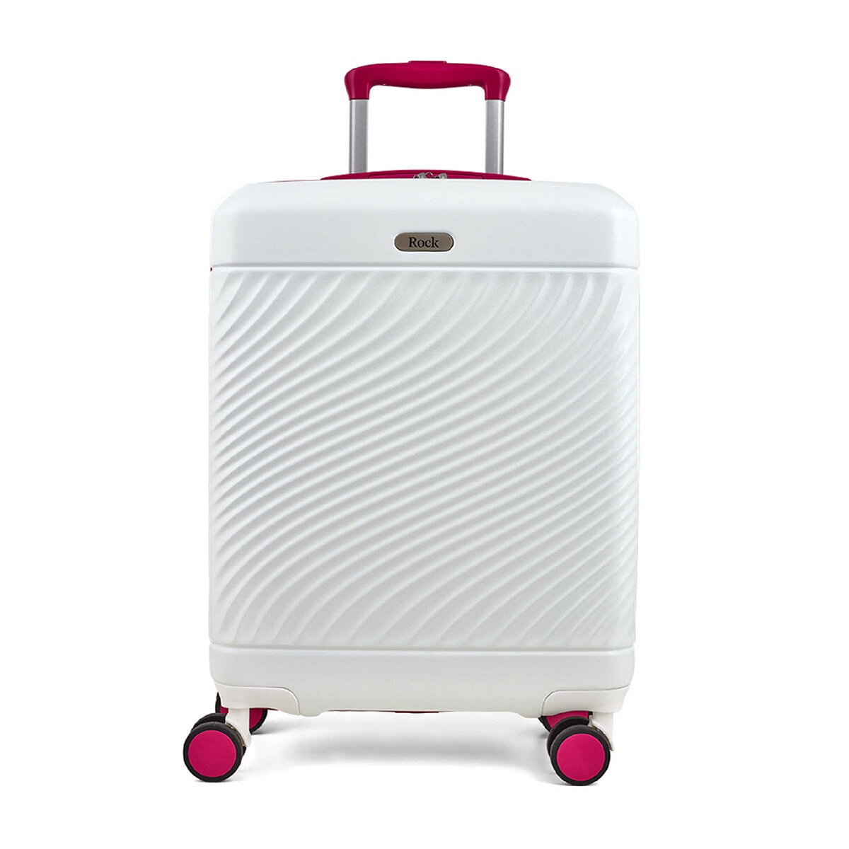 ROCK Love Island Medium Suitcase Pink ROCK Love Island Medium Suitcase Pink