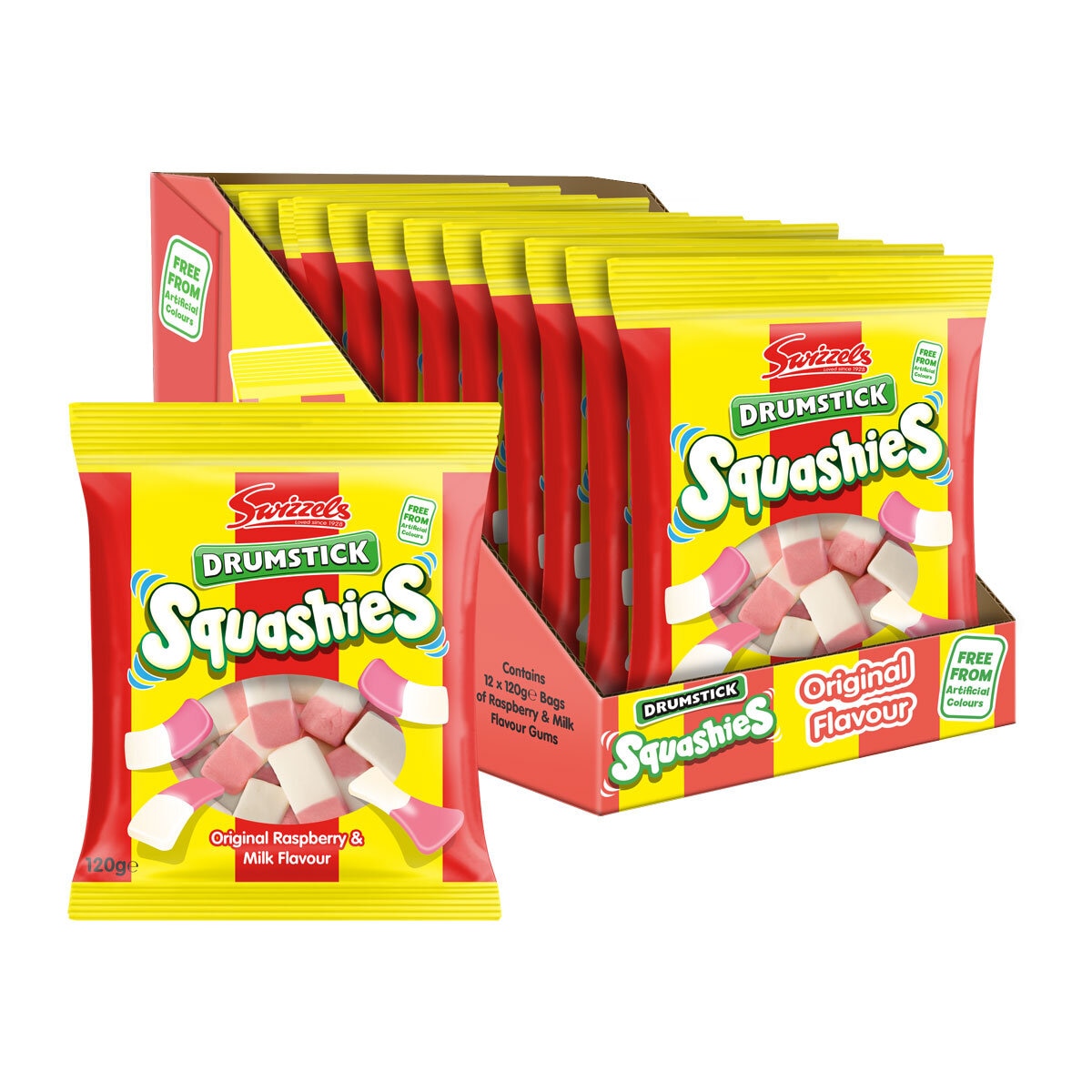 Drumstick Squashies, 12 x 120g