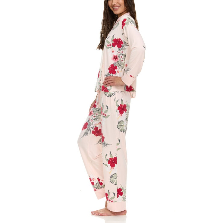 Flora Nikrooz Ladies Notch Collar Pyjama Set