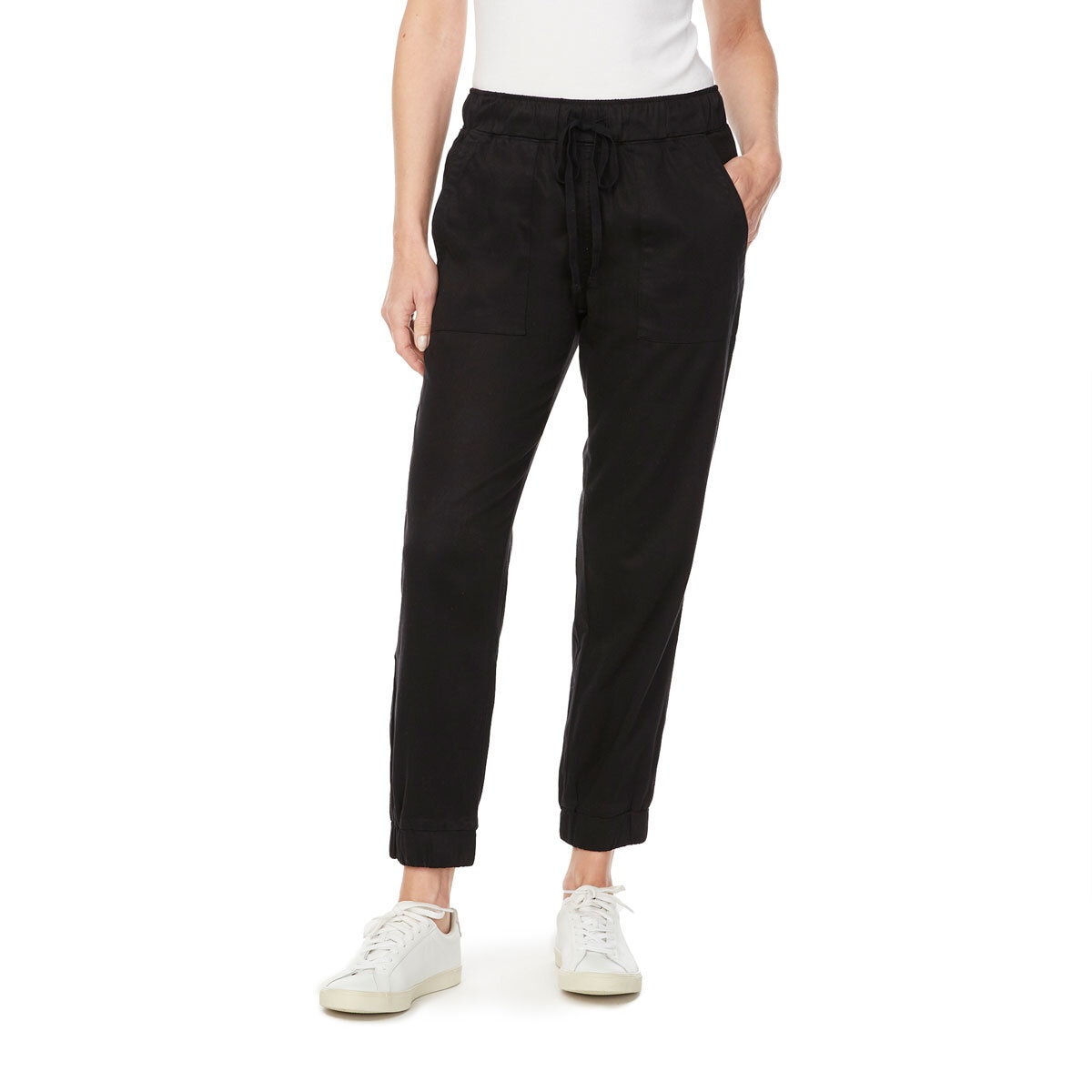 Buffalo Ladies Cargo Tencel Pant in Black