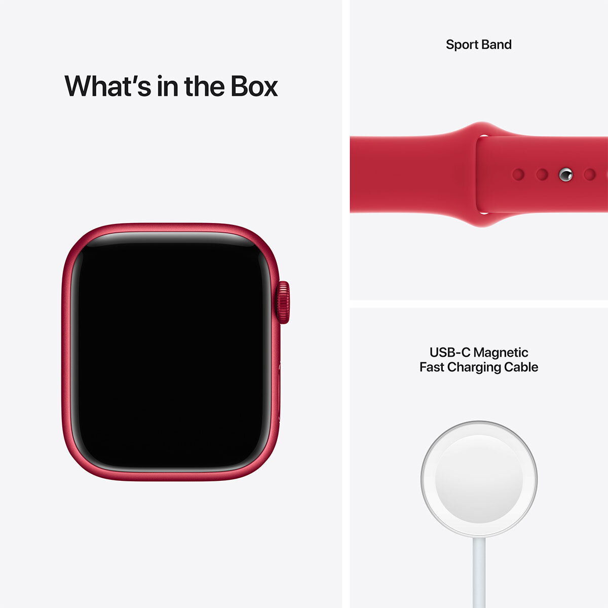 Buy Apple Watch Series 7 GPS, 45mm (PRODUCT)RED Aluminium Case with (PRODUCT)RED Sport Band, MKN93B/A at costco.co.uk