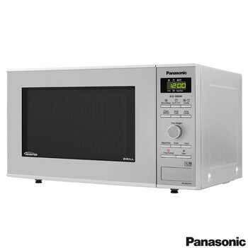 Panasonic 23 Litre 1000W Grill Microwave in Silver, NN-GD37HSBPQ