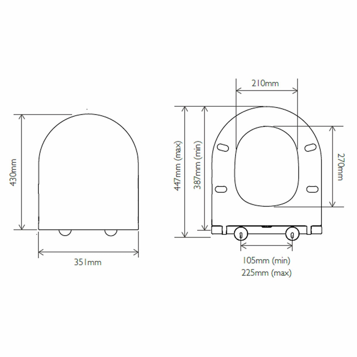 Tavistock Curve Open Back Toilet With Cistern And Seat Tavistock Curve Open Back Toilet With Cistern And Seat