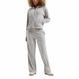 Juicy Couture Ladies 2 Piece Velour Lounge Set in Grey