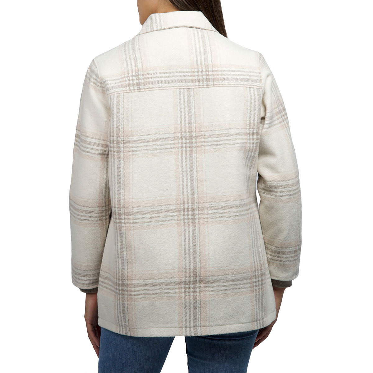 Jachs Women's Wool Blend Shacket in Cream