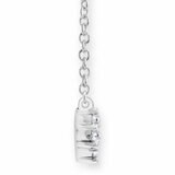 0.36ctw Round Brilliant Cut Diamond 7 Stone Necklace, 18ct White Gold