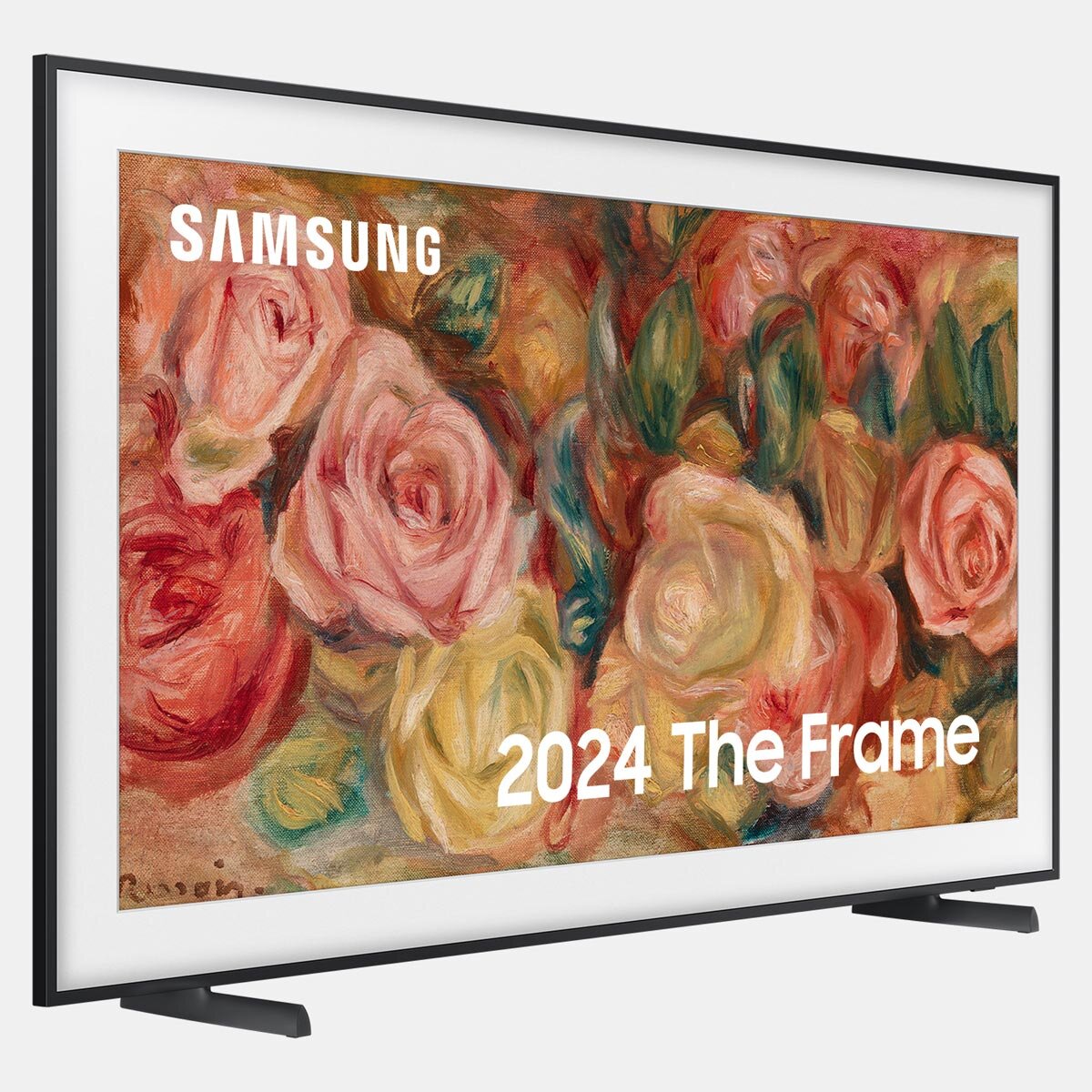 Angled view Samsung QE75LS03DAUXXU